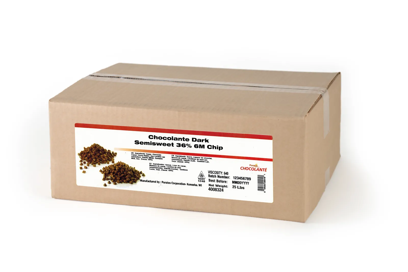 Chocolanté Dark Semisweet 44% Chunk - Puratos